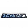 Monogramme 2CV6 club