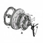 Disque embrayage 2cv et ami6 - 10 cannelures