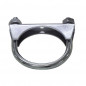Collier d'échappement zingué en U Diam. 58 mm